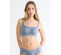 Sloggi Bustier "Zero Feel Bliss" in Hellblau - Größe L | Damen Bhs