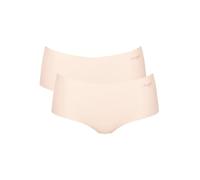 Sloggi Damen Midislip 24/7 Cotton, 3er Pack, 96% Baumwolle/4% Elasthan, Weiß, Größe 42