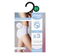 sloggi Damen Basic H Pearl Midi 3P, White, 40