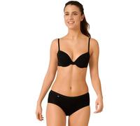 Sloggi Basic+ Midi Damen Slips 4er Pack Premium Comfort, Deutsche Größen:38, Sloggi Farben:Black 0004