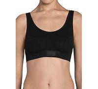 Sloggi Damen-BH Double Comfort Top – ohne Bügel, ohne Polsterung, Pull-On – Größe 42, Schwarz