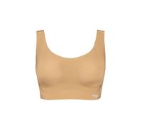 Sloggi Damen BH ZERO Feel Top EX, ohne Bügel, Gepolstert, Pull-On, XL, Cognac