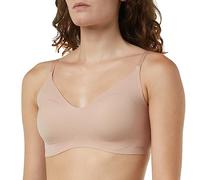 Sloggi Damen BH Zero Microfibre 2.0 H Bralette, ohne Bügel, mit Polsterung, Pull-On, L, Cameo Brown