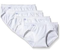 Sloggi Damen Bikinislip Basic Plus Mini 4er-Pack Baumwolle Weiß Gr. 40
