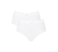Sloggi Damen-Taillenslip double Comfort Maxi im 2er-Pack weiss 50
