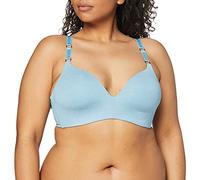 Sloggi Damen Gepolstert Bügelloser BH S Serenity P 10186079, Einfarbig, Gr. 70D, Blau (Blue Lake 00Hy)