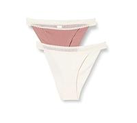 Sloggi Damen GO Ribbed Tanga C2P, Brown - Light Combination, L