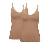 sloggi Spaghetti Top im 2er-Pack Damen beige, L