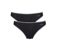 sloggi Go Tai 2er-Pack - Damen - 2x schwarz in Größe 38/40