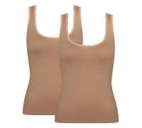 sloggi Tank Top im 2er-Pack Damen beige, S