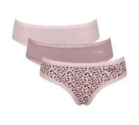 Sloggi Damen Hipster-Slips, 3er Pack - GO Crush Hipster C3P, Unterhose, Stretch-Baumwolle L Mehrfarbig
