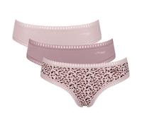 Sloggi Damen Hipster-Slips, 3er Pack - GO Crush Hipster C3P, Unterhose, Stretch-Baumwolle Rosa XS