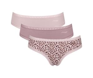 Sloggi Damen Hipster-Slips, 3er Pack - GO Crush Hipster C3P, Unterhose, Stretch-Baumwolle S Mehrfarbig