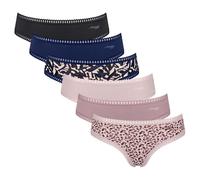 Sloggi Damen Hipster-Slips, 6er Pack - GO Crush Hipster C6P, Unterhose, Stretch-Baumwolle XL Mehrfarbig