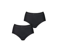 Sloggi Damen Maxislip 2-Pack Double Comfort - Black - Größe 42