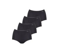 Sloggi Damen Maxislip 4er Pack Pure Comfort Maxi - Black - Größe L