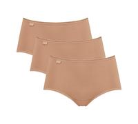 Sloggi Hüftslip 24/7 Cotton, (3 St.), mit elastischer Mäusezähnchenkante 42, 3 St. beige Damen Formslips Shapewear Damenwäsche 42, 3 St. hautfarben