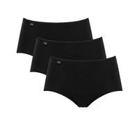 Sloggi Hüftslip 24/7 Cotton, (3 St.), mit elastischer Mäusezähnchenkante TOPSELLER 46, 3 St. schwarz Damen Formslips Shapewear Damenwäsche 46, 3 St. schwarz