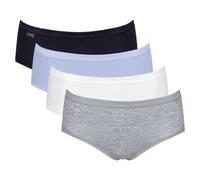 Slip SLOGGI "Basic+ Midi C4P" Gr. 46, bunt (multiple colours 15) Damen Unterhosen (19919337-46) multiple colours 15