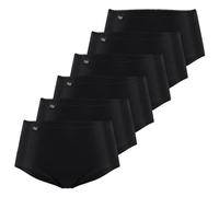 Sloggi Damen Midislip 6-Pack 24/7 Microfibre - Black - Größe 40
