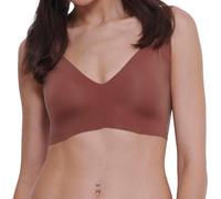 Sloggi Damen Nahtloser BH Zero Feel 2.0 Soft Bra, ohne Bügel, Gepolstert, Verstellbare Träger, XL, Burnt Henna