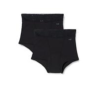 sloggi Damen Period Pants Short Heavy 2P, Black, XXS