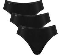 sloggi 24/7 Microfibre Slip 3er Pack - Damen - 3x schwarz in Größe 44