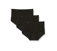 Sloggi Damen Slip, Baumwollmischung, Schwarz, 44