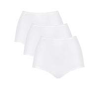 Sloggi Damen Slip 24/7 Microfibre Maxi – Recycelte Mikrofaser Weiß Gr. 54 3er-Pack