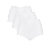 Sloggi Damen Slip 24/7 Microfibre Maxi – Recycelte Mikrofaser Weiß Gr. 54 3er-Pack