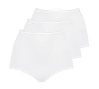 Sloggi Damen Slips 24/7 Cotton Maxi Slip 8301QG64 3er Pack, Farbe:Weiß, Wäschegröße:38, Artikel:-0003/03 White