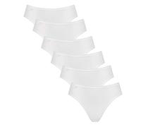 Sloggi Damen Slips 24/7 Microfibre - Tai Slip - 6er-Pack (48 Weiß)