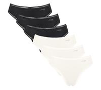 Sloggi Damen Slips, 6er Pack - GO Crush High Leg C6P, Unterhose, Stretch-Baumwolle XS Mehrfarbig
