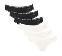 Sloggi Damen Slips, 6er Pack - GO Crush Mini C6P, Unterhose, Stretch-Baumwolle L Mehrfarbig