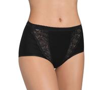 Sloggi Damen Slips im Pack - Chic, Vorteilspack, Maxi, einfarbig Schwarz 8er Pack (2x4P) 52