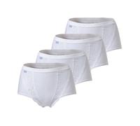 Sloggi Damen Slips im Pack - Chic, Vorteilspack, Maxi, einfarbig Weiß 8er Pack (2x4P) 52