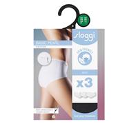 Sloggi 3P Pearl Midi Schwarz Baumwolle 40 Damen