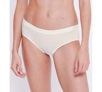 Hipster SLOGGI "GO Casual 2P" Gr. M, weiß (silk white) Damen Unterhosen (72238454-M) silk white