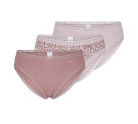 Sloggi Slip GO Crush High Leg C3P – 95% Polyamid/5% Elasthan, Spitzendetails – Damen XS, mehrfarbig