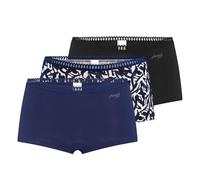 Sloggi Damen Sloggi GO Crush Short C3P, Blue - Dark Combination, S