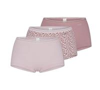 Sloggi 3er-Pack Hipster-Shorts GO Crush Baumwolle Sand/Rosa Medium Damen