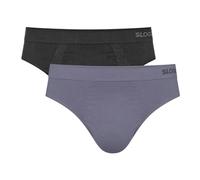 Slip SLOGGI "men GO Smooth Brief C2P" Gr. M, schwarz (black combination) Herren Unterhosen (65830835-M) black combination