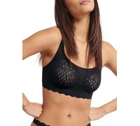 Bustier SLOGGI "ZERO Feel Bliss Top" Gr. M, N-Gr, schwarz (black) Damen BHs (49550359-M) black