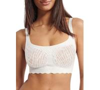 Bustier SLOGGI "ZERO Feel Bliss Top" Gr. XL, N-Gr, weiß (silk white) Damen BHs (48015725-XL) silk white