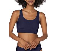 Sloggi Damen sloggi ZERO Feel Top EX Crop Top, per pack Blau (skyline 6582), A(Herstellergröße: XS)