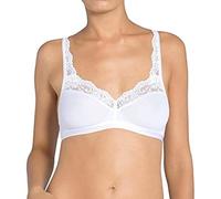 Sloggi Damen-BH Romance SI – Schalen-BH Weiß Größe 80A (Herstellergröße 36A)