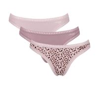 Sloggi Damen Strings, 3er Pack - GO Crush String C3P, Unterhose, Stretch-Baumwolle M Rosa