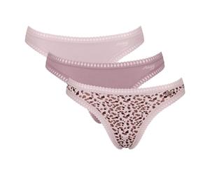 Sloggi Damen Strings, 3er Pack - GO Crush String C3P, Unterhose, Stretch-Baumwolle S Rosa