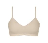 Sloggi Bügelloser BH EVER Ease P – temperaturausgleichend, Single Jersey – Damen Gr. L Sandbeige