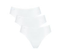 Sloggi Damen Tai, 3er Pack - 24/7 Microfibre, einfarbig weiß 38